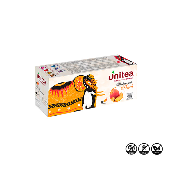 Té negro durazno, 20x2g