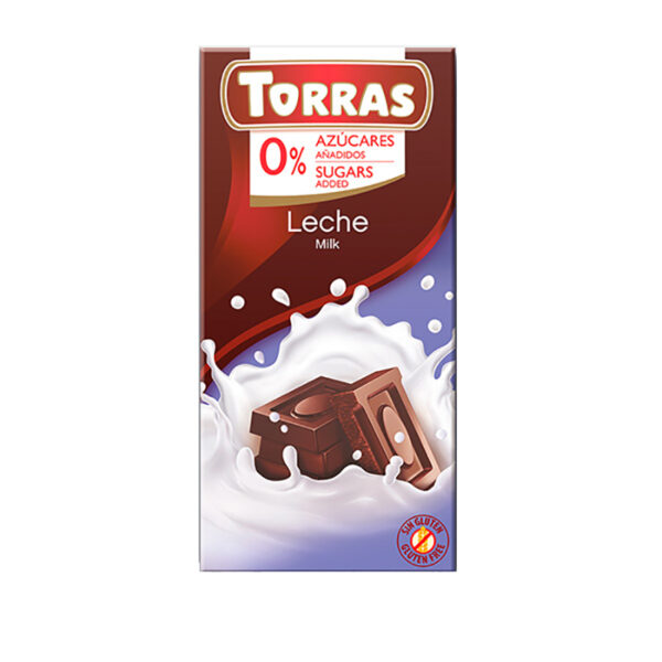 Chocolate con leche sin azucar