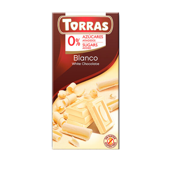 Chocolate blanco sin azucar